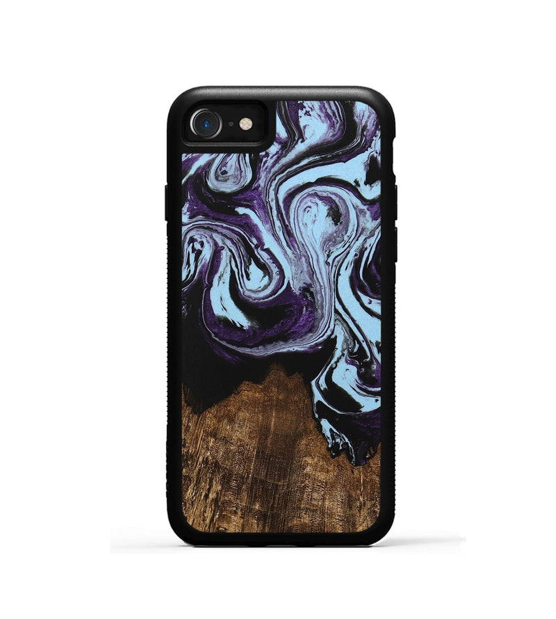 iPhone SE Wood Phone Case - Rubin (Purple, 746003)