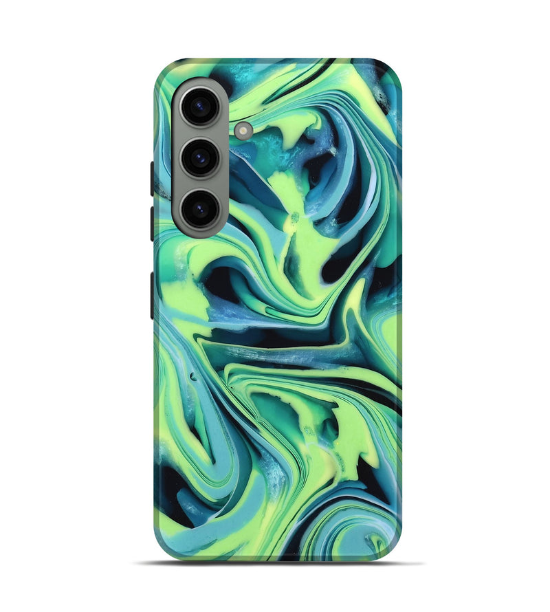 Galaxy S24 ResinArt Live Edge Phone Case - Athena (Green, 746007)