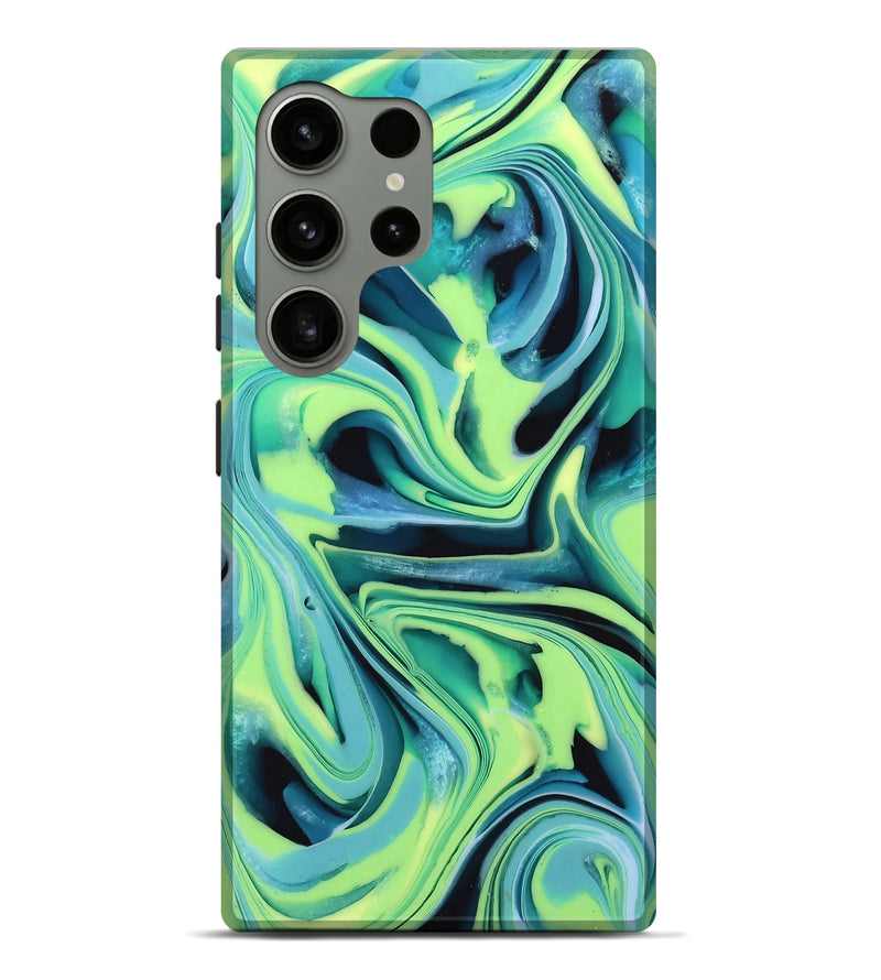 Galaxy S24 Ultra ResinArt Live Edge Phone Case - Athena (Green, 746007)