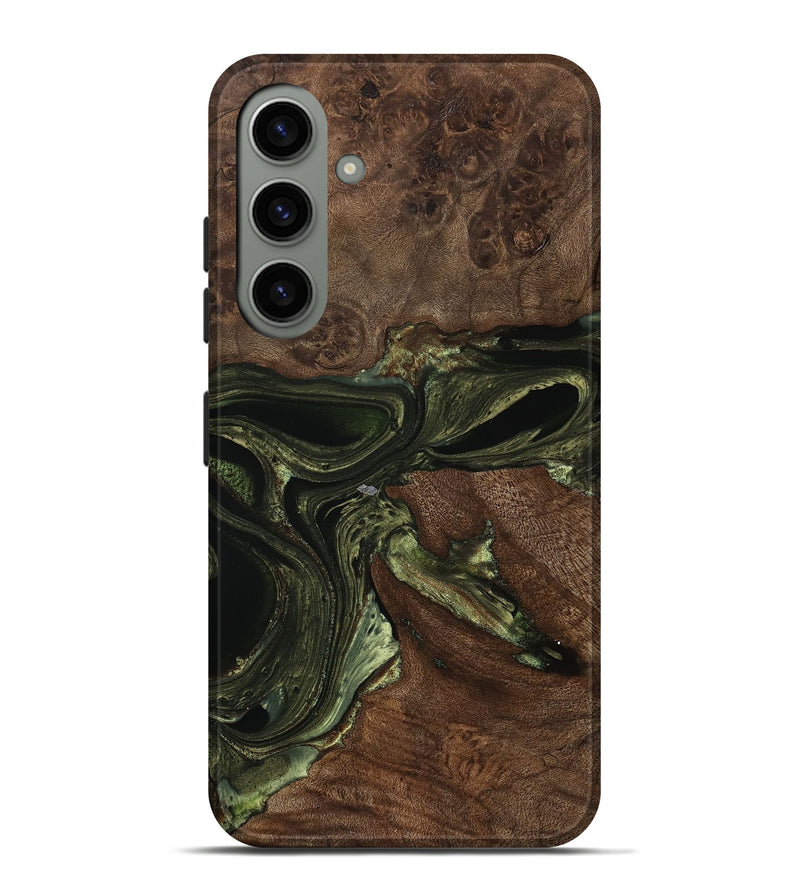 Galaxy S24 Plus Wood Live Edge Phone Case - Adell (Green, 746012)