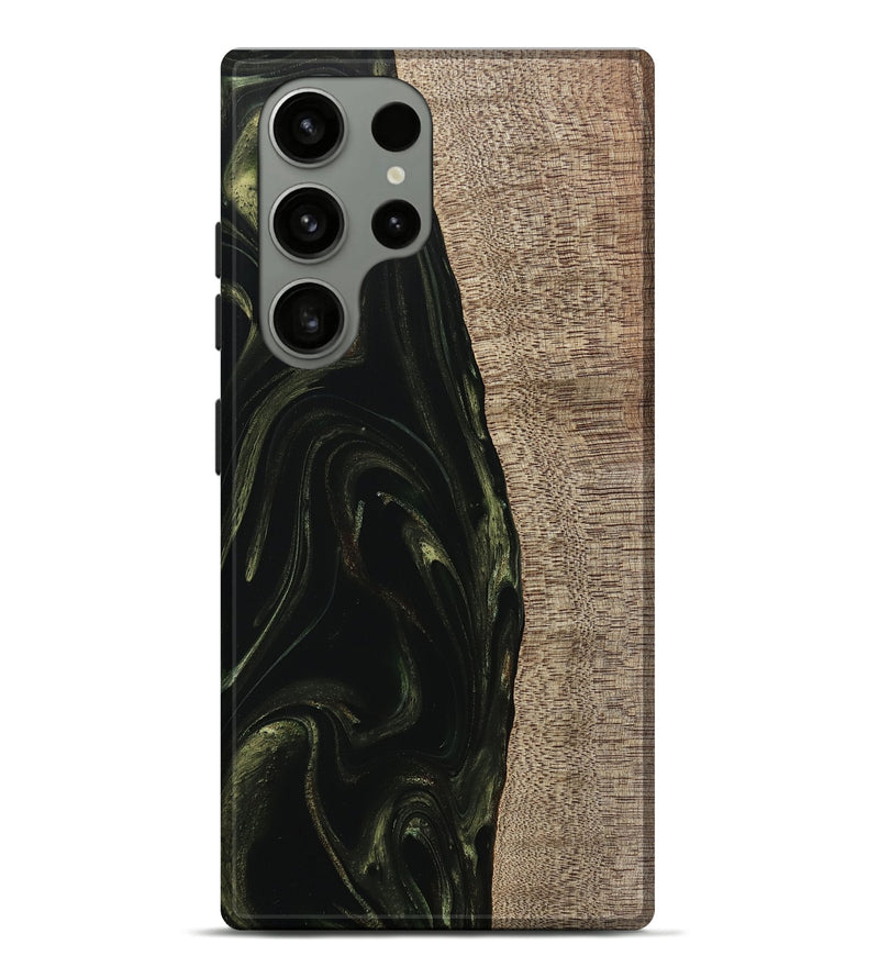 Galaxy S23 Ultra Wood Live Edge Phone Case - Miller (Green, 746016)