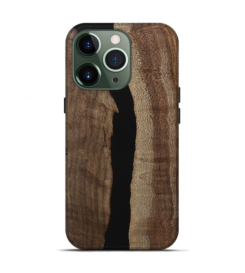 iPhone 13 Pro Wood Live Edge Phone Case - Khari (Wood Burl, 746018)