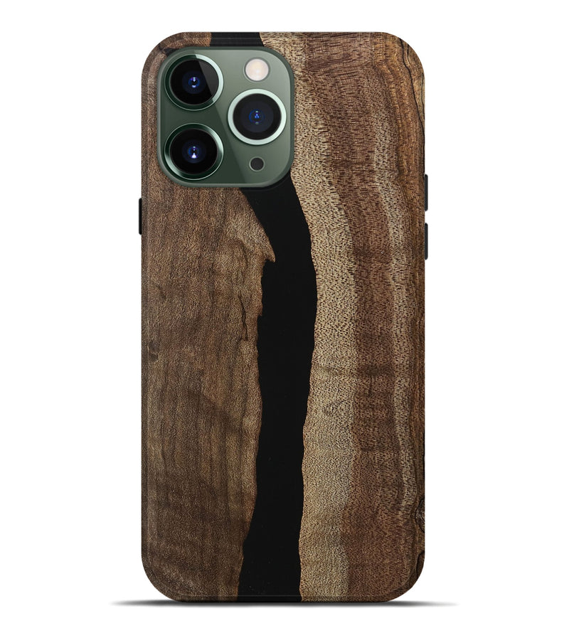 iPhone 13 Pro Max Wood Live Edge Phone Case - Khari (Wood Burl, 746018)