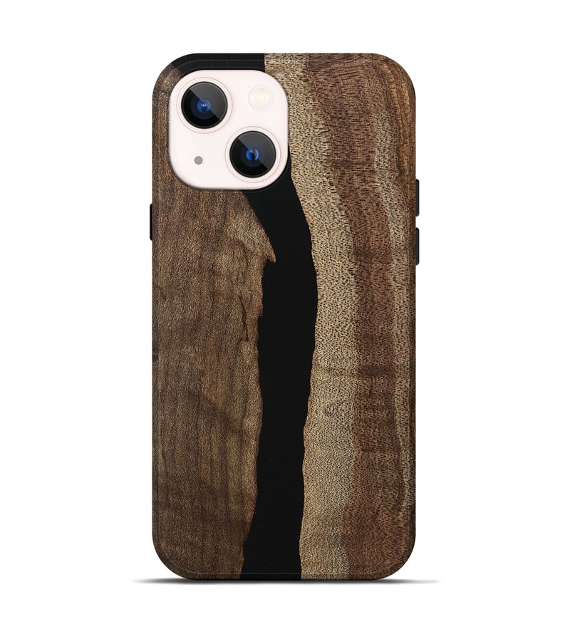 iPhone 14 Wood Live Edge Phone Case - Khari (Wood Burl, 746018)