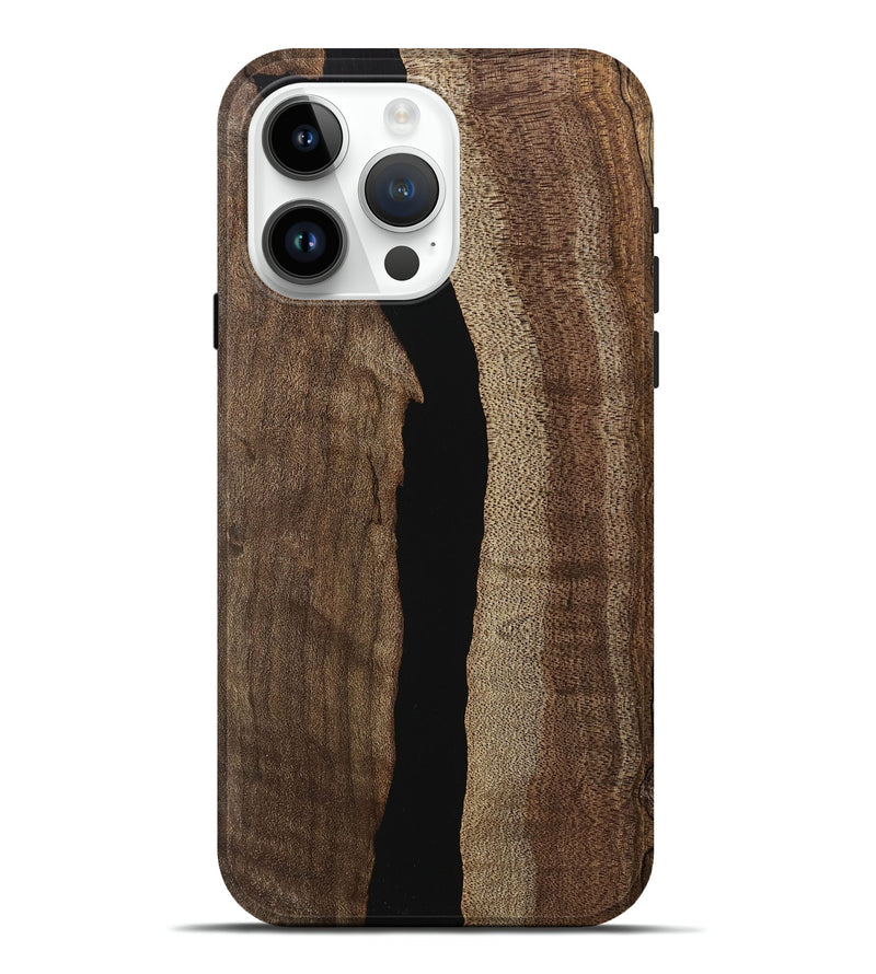 iPhone 15 Pro Max Wood Live Edge Phone Case - Khari (Wood Burl, 746018)