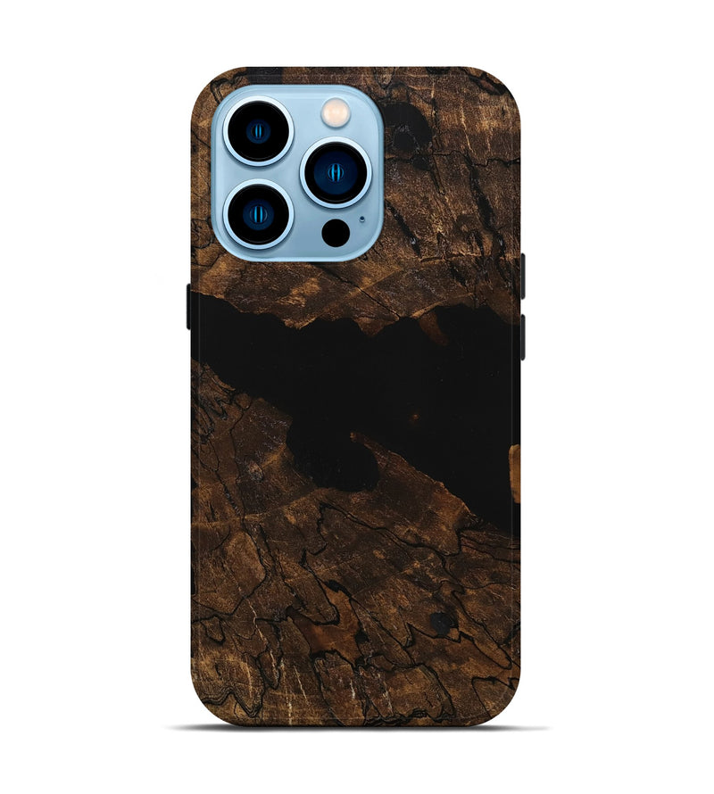 iPhone 14 Pro Wood Live Edge Phone Case - Maynard (Wood Burl, 746019)