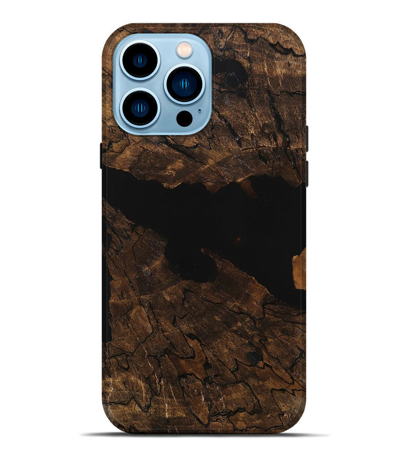 iPhone 14 Pro Max Wood Live Edge Phone Case - Maynard (Wood Burl, 746019)