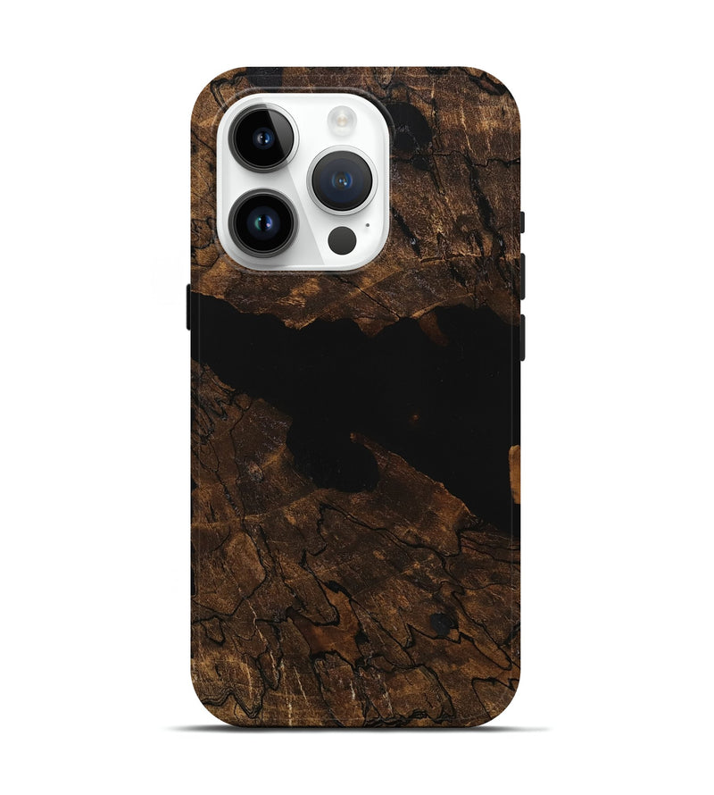 iPhone 15 Pro Wood Live Edge Phone Case - Maynard (Wood Burl, 746019)