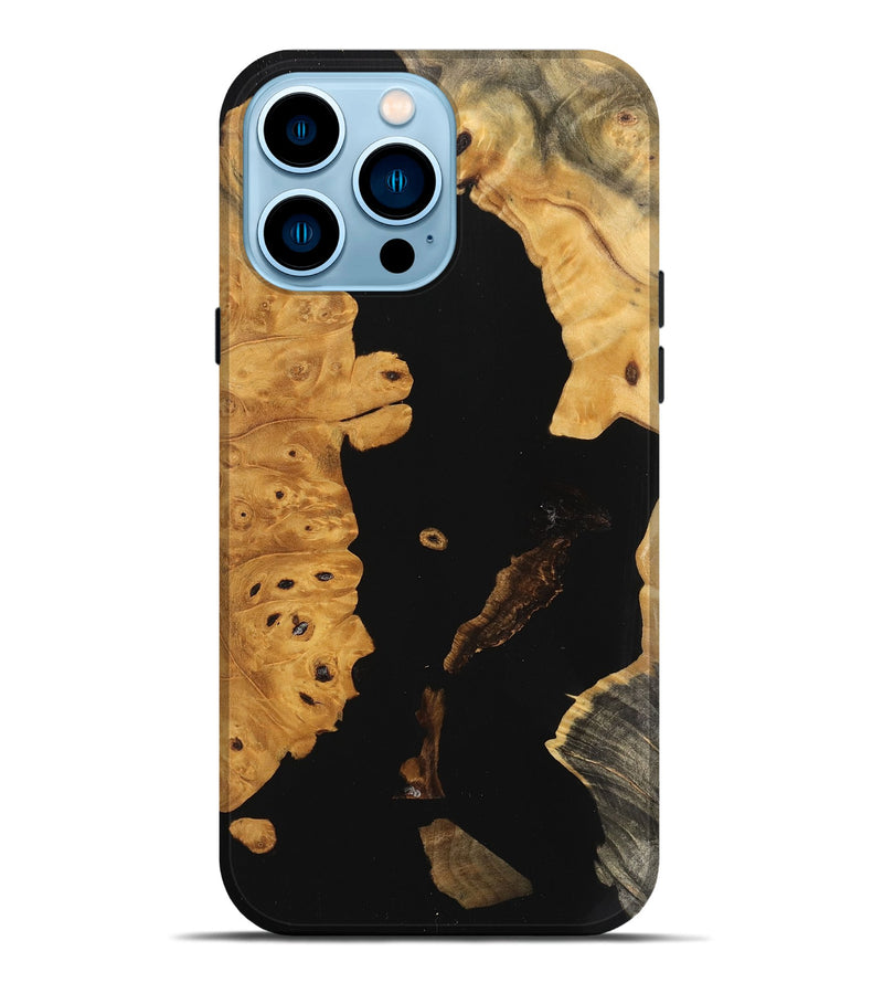 iPhone 14 Pro Max Wood Live Edge Phone Case - Ara (Wood Burl, 746020)