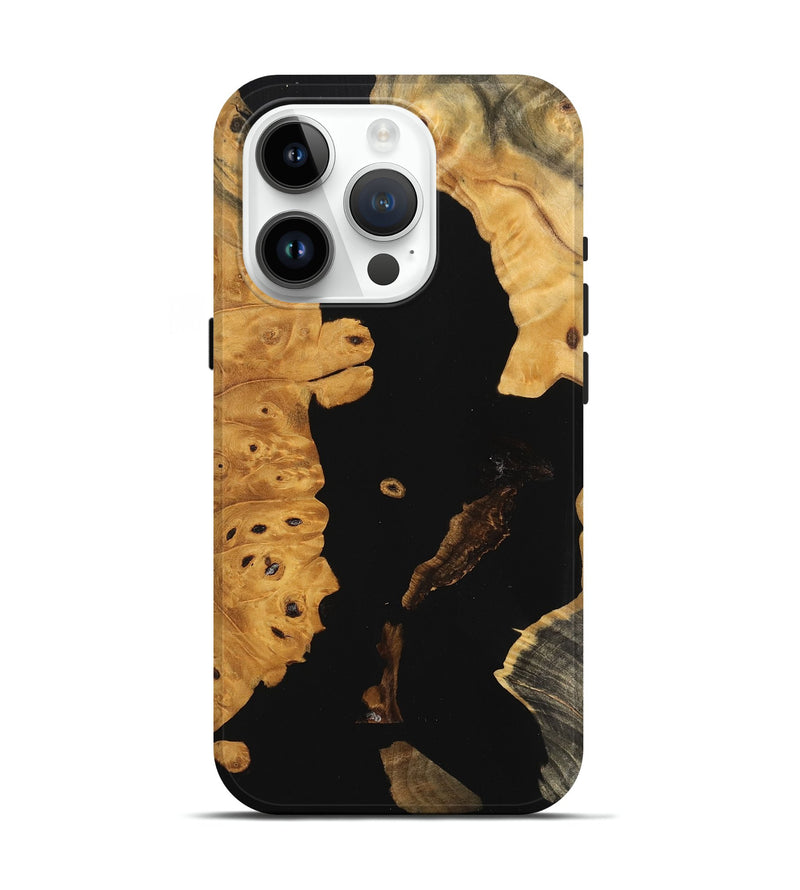 iPhone 15 Pro Wood Live Edge Phone Case - Ara (Wood Burl, 746020)