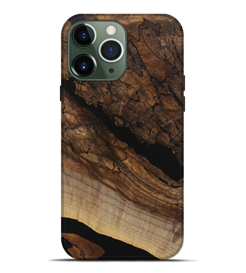 iPhone 13 Pro Max Wood Live Edge Phone Case - Brendan (Wood Burl, 746021)