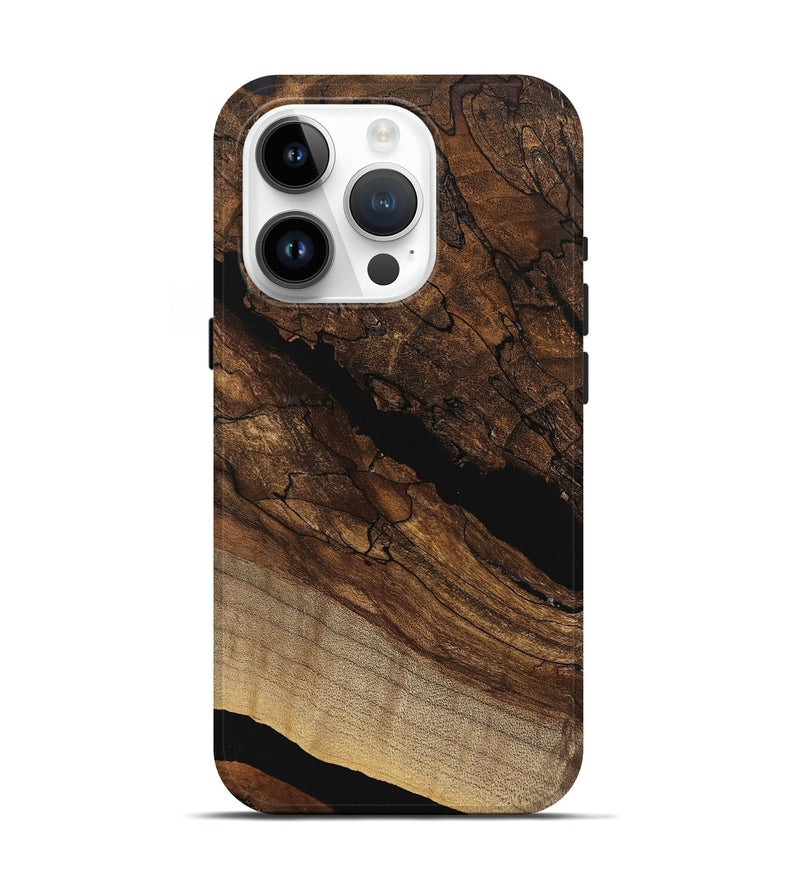 iPhone 15 Pro Wood Live Edge Phone Case - Brendan (Wood Burl, 746021)