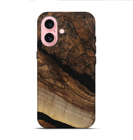 iPhone 16 Wood Live Edge Phone Case - Brendan (Wood Burl, 746021)