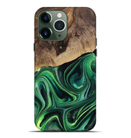 iPhone 13 Pro Max Wood Live Edge Phone Case - West (Green, 746022)