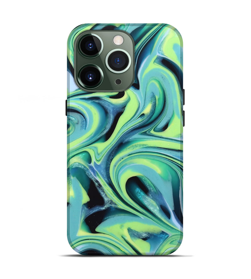 iPhone 13 Pro ResinArt Live Edge Phone Case - Jo (Green, 746024)