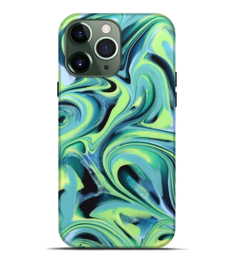 iPhone 13 Pro Max ResinArt Live Edge Phone Case - Jo (Green, 746024)