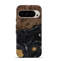 Pixel 9 Wood Live Edge Phone Case - Alani (Black & White, 746027)