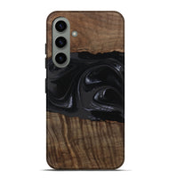 Galaxy S24 Plus Wood Live Edge Phone Case - Elinor (Black & White, 746029)