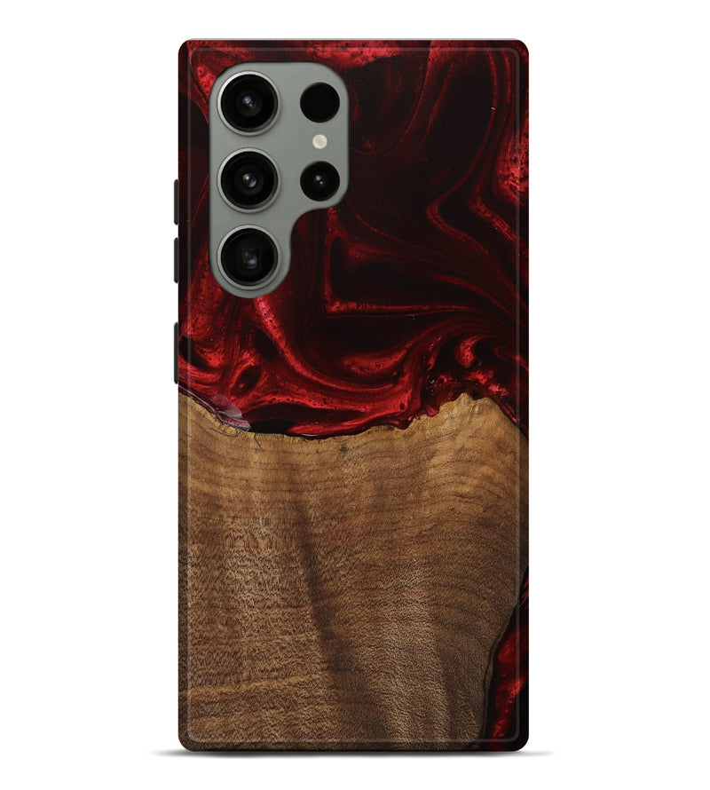 Galaxy S23 Ultra Wood Live Edge Phone Case - Bart (Red, 746033)