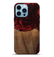 iPhone 14 Pro Max Wood Live Edge Phone Case - Bart (Red, 746033)