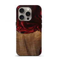 iPhone 16 Pro Wood Live Edge Phone Case - Bart (Red, 746033)