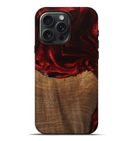 iPhone 16 Pro Max Wood Live Edge Phone Case - Bart (Red, 746033)