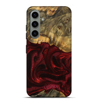 Galaxy S24 Plus Wood Live Edge Phone Case - Ethelyn (Red, 746034)