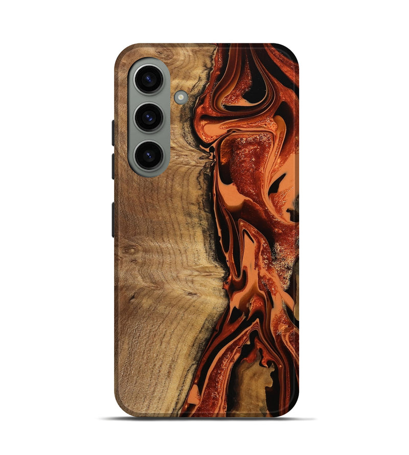 Galaxy S24 Wood Live Edge Phone Case - Delmar (Red, 746037)