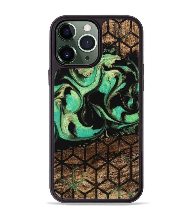 iPhone 13 Pro Max Wood Phone Case - Seven (Pattern, 746039)