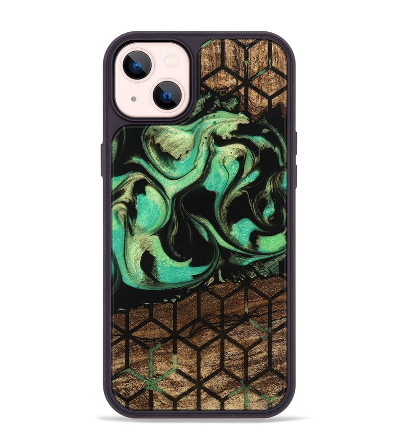 iPhone 14 Plus Wood Phone Case - Seven (Pattern, 746039)