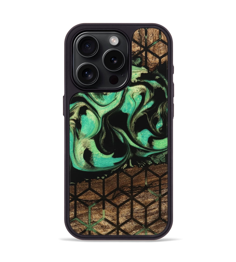 iPhone 15 Pro Wood Phone Case - Seven (Pattern, 746039)