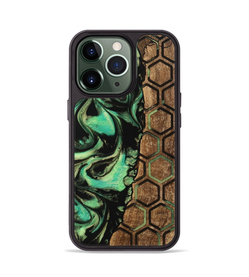 iPhone 13 Pro Wood Phone Case - Lon (Pattern, 746041)