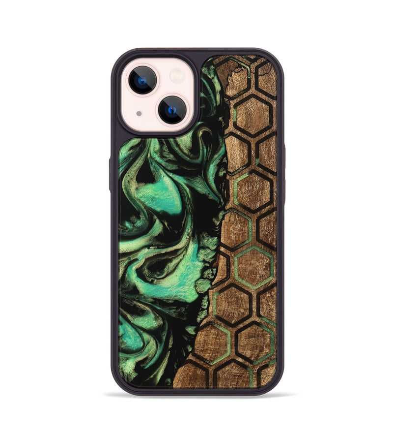 iPhone 14 Wood Phone Case - Lon (Pattern, 746041)