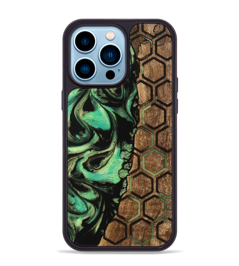 iPhone 14 Pro Max Wood Phone Case - Lon (Pattern, 746041)