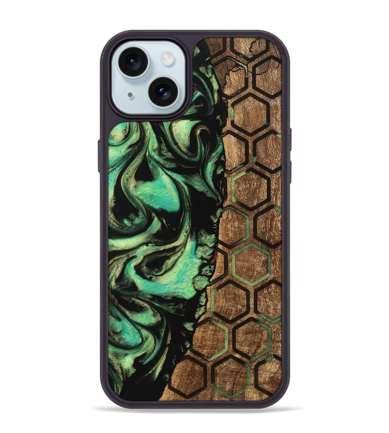 iPhone 15 Plus Wood Phone Case - Lon (Pattern, 746041)