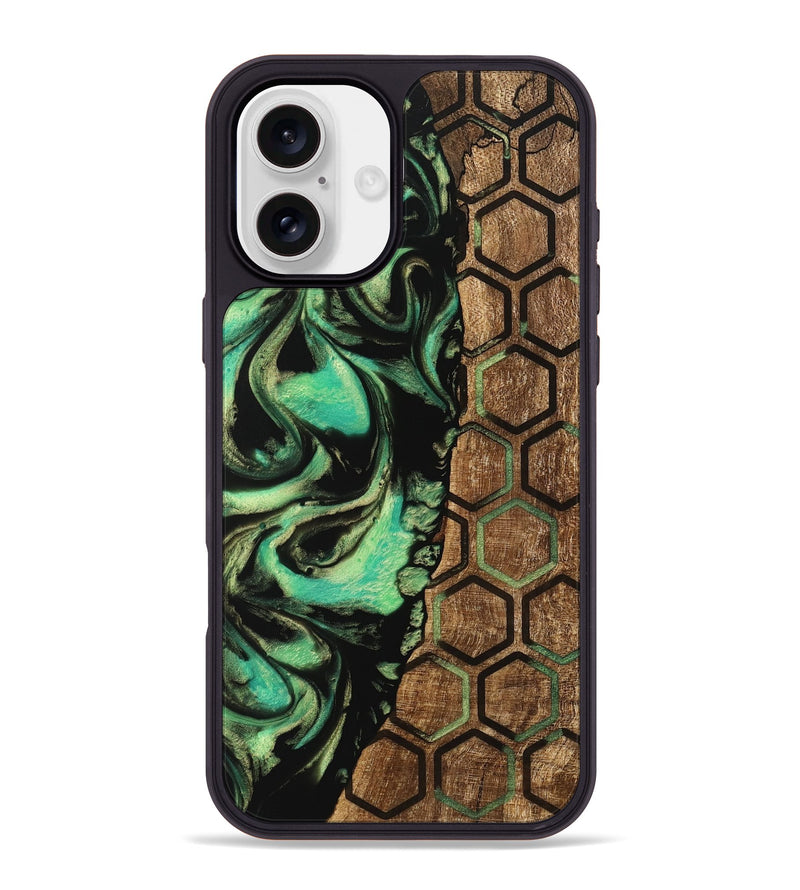 iPhone 16 Plus Wood Phone Case - Lon (Pattern, 746041)