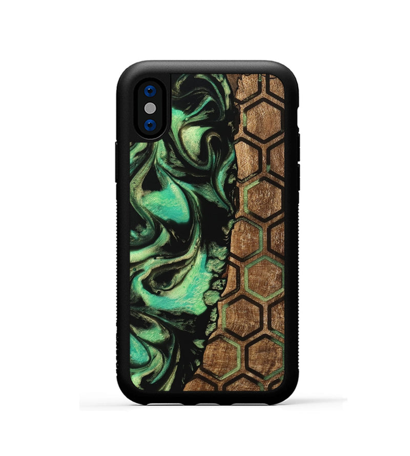 iPhone Xs Wood Phone Case - Lon (Pattern, 746041)