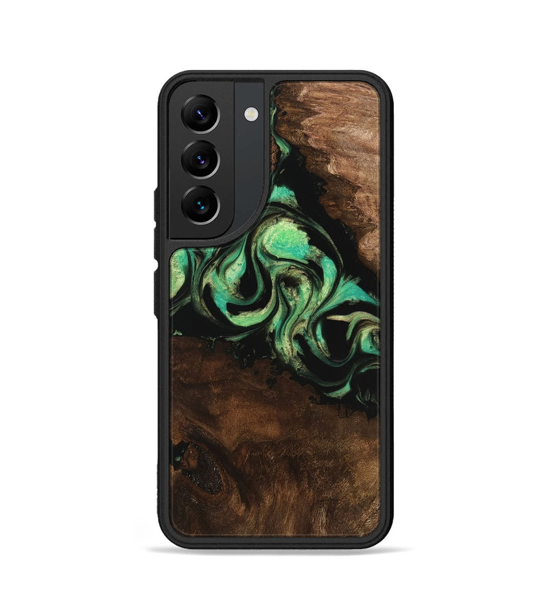 Galaxy S22 Wood Phone Case - Artie (Green, 746042)