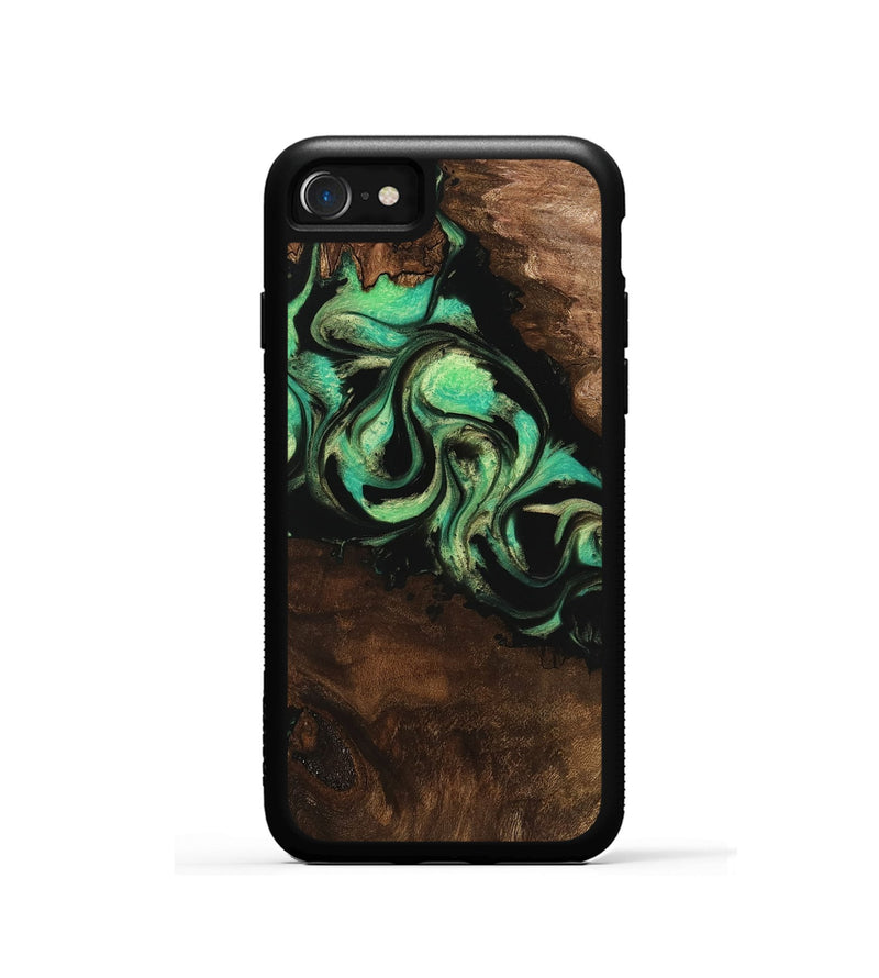 iPhone SE Wood Phone Case - Artie (Green, 746042)