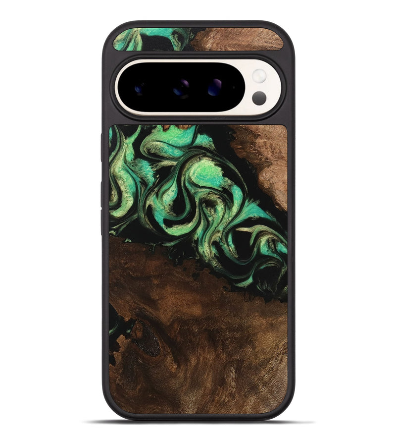 Pixel 9 Pro XL Wood Phone Case - Artie (Green, 746042)