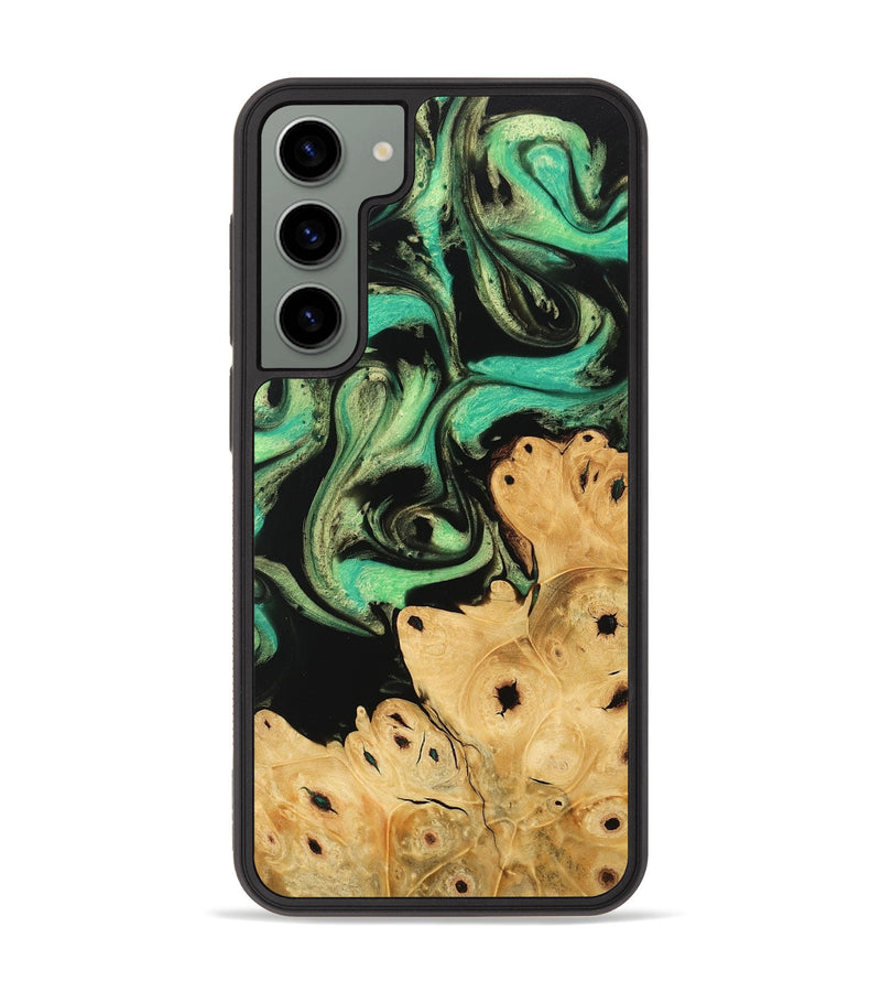 Galaxy S23 Plus Wood Phone Case - Khai (Green, 746047)