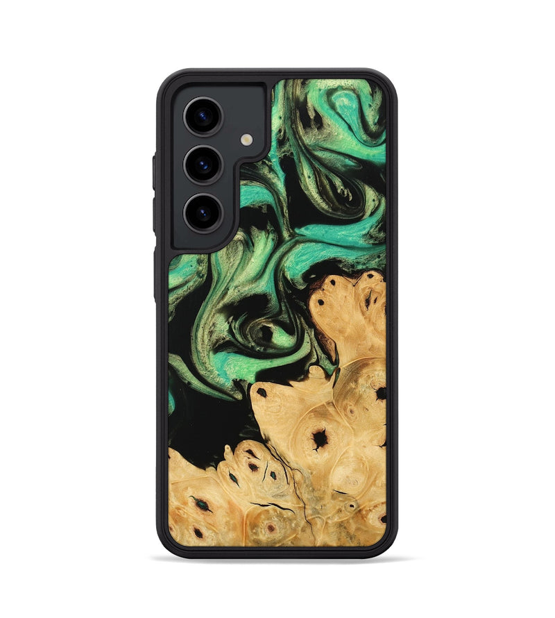 Galaxy S24 Wood Phone Case - Khai (Green, 746047)