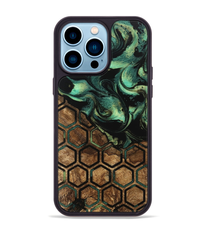 iPhone 14 Pro Max Wood Phone Case - Xiomara (Pattern, 746048)