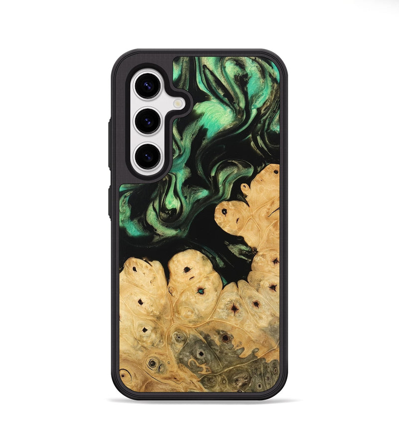 Galaxy S25 Wood Phone Case - Robb (Green, 746049)