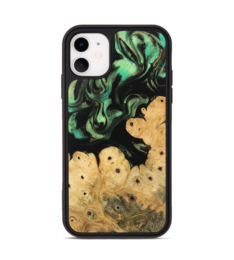 iPhone 11 Wood Phone Case - Robb (Green, 746049)