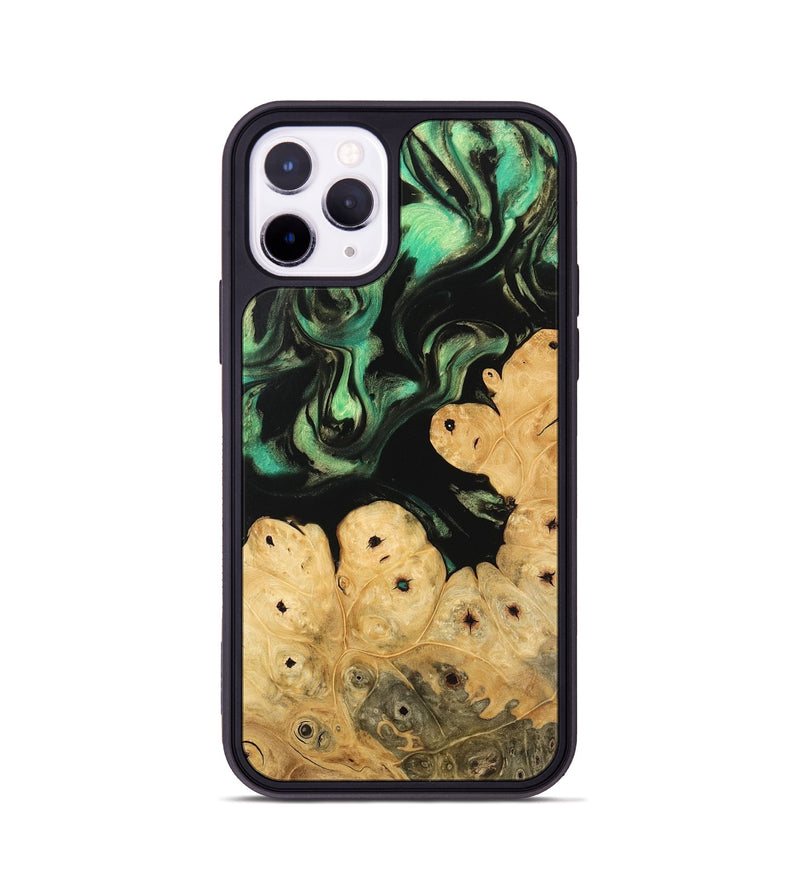 iPhone 11 Pro Wood Phone Case - Robb (Green, 746049)