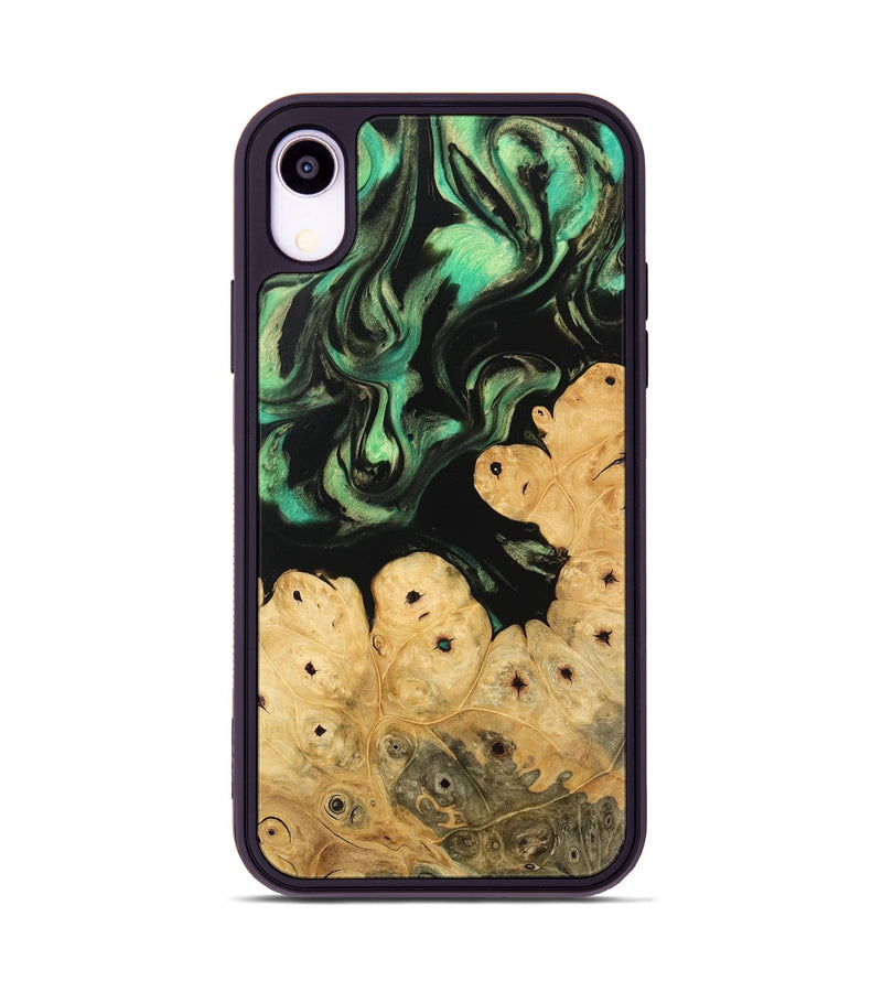 iPhone Xr Wood Phone Case - Robb (Green, 746049)