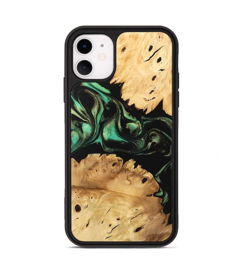 iPhone 11 Wood Phone Case - Maxwell (Green, 746051)