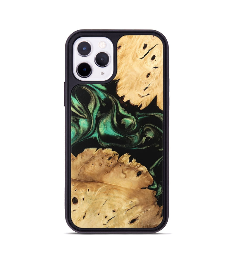 iPhone 11 Pro Wood Phone Case - Maxwell (Green, 746051)