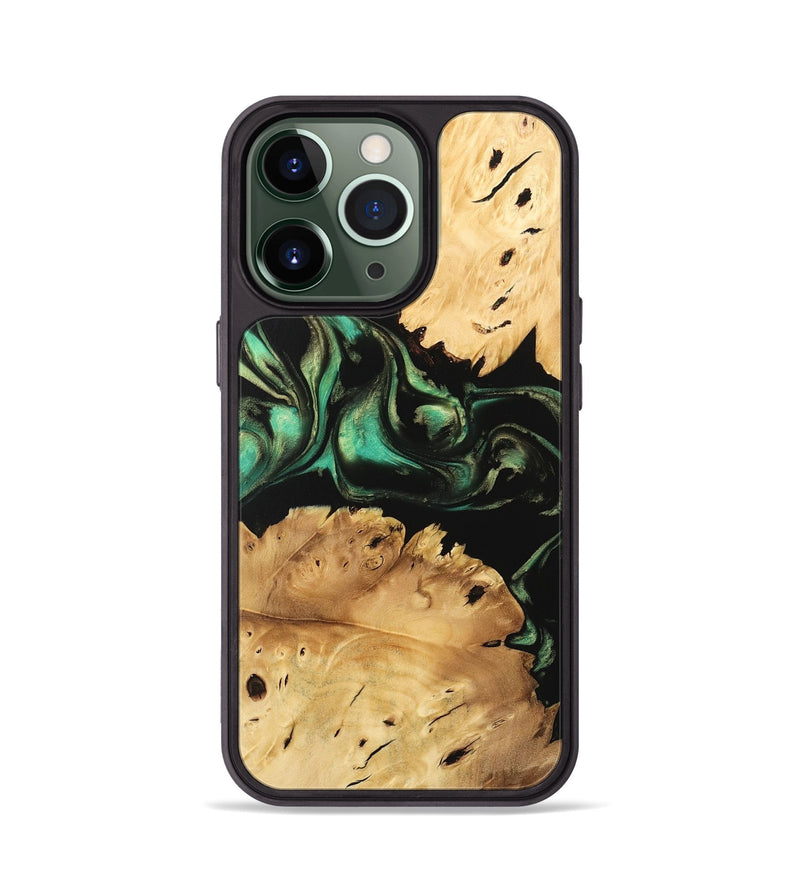 iPhone 13 Pro Wood Phone Case - Maxwell (Green, 746051)